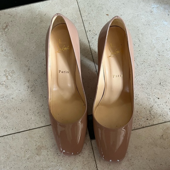 Christian Louboutin Shoes - Christian Louboutin Nude 80mm